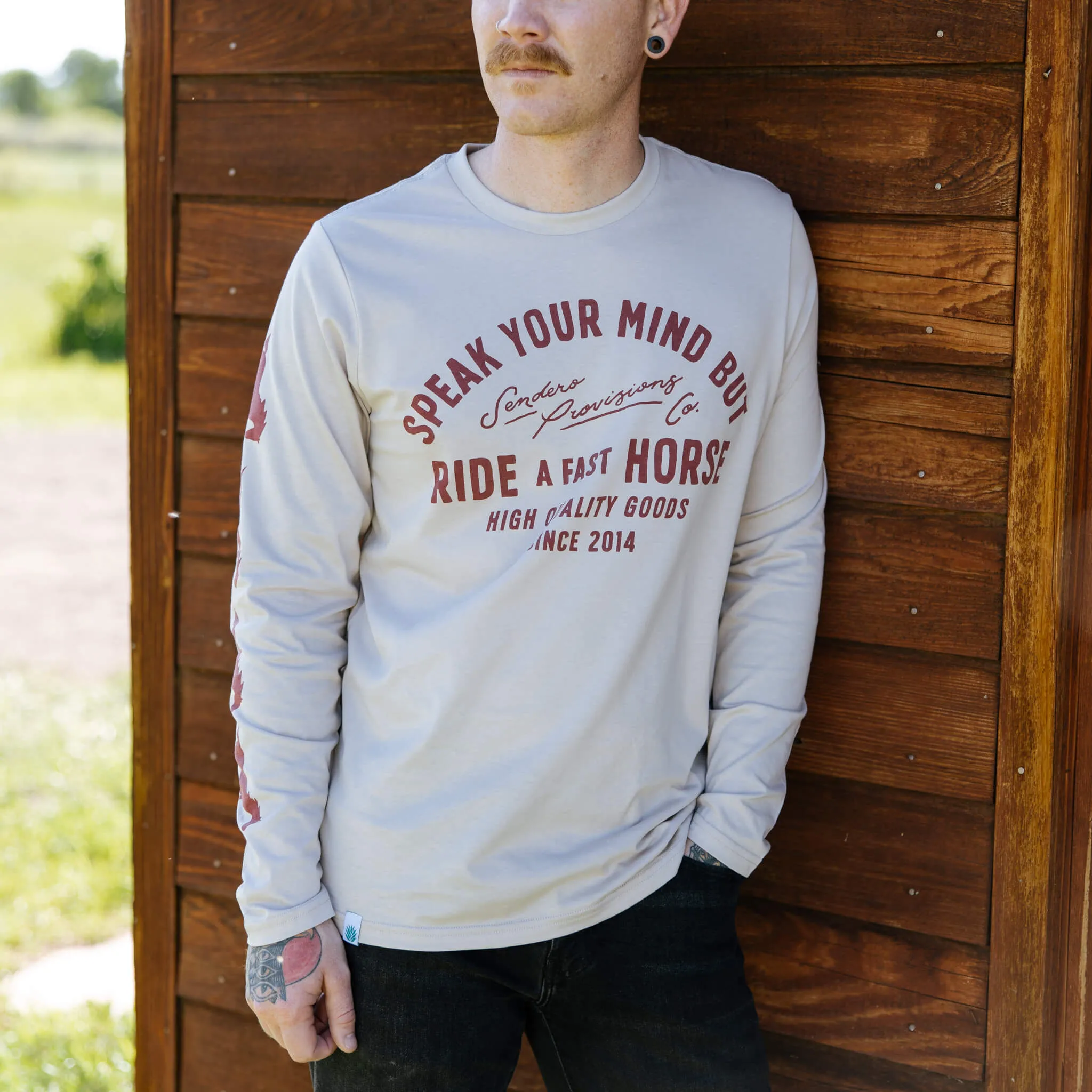 Fast Horse Long Sleeve T-Shirt sold by Sendero Provisions CO product image thumbnail 2