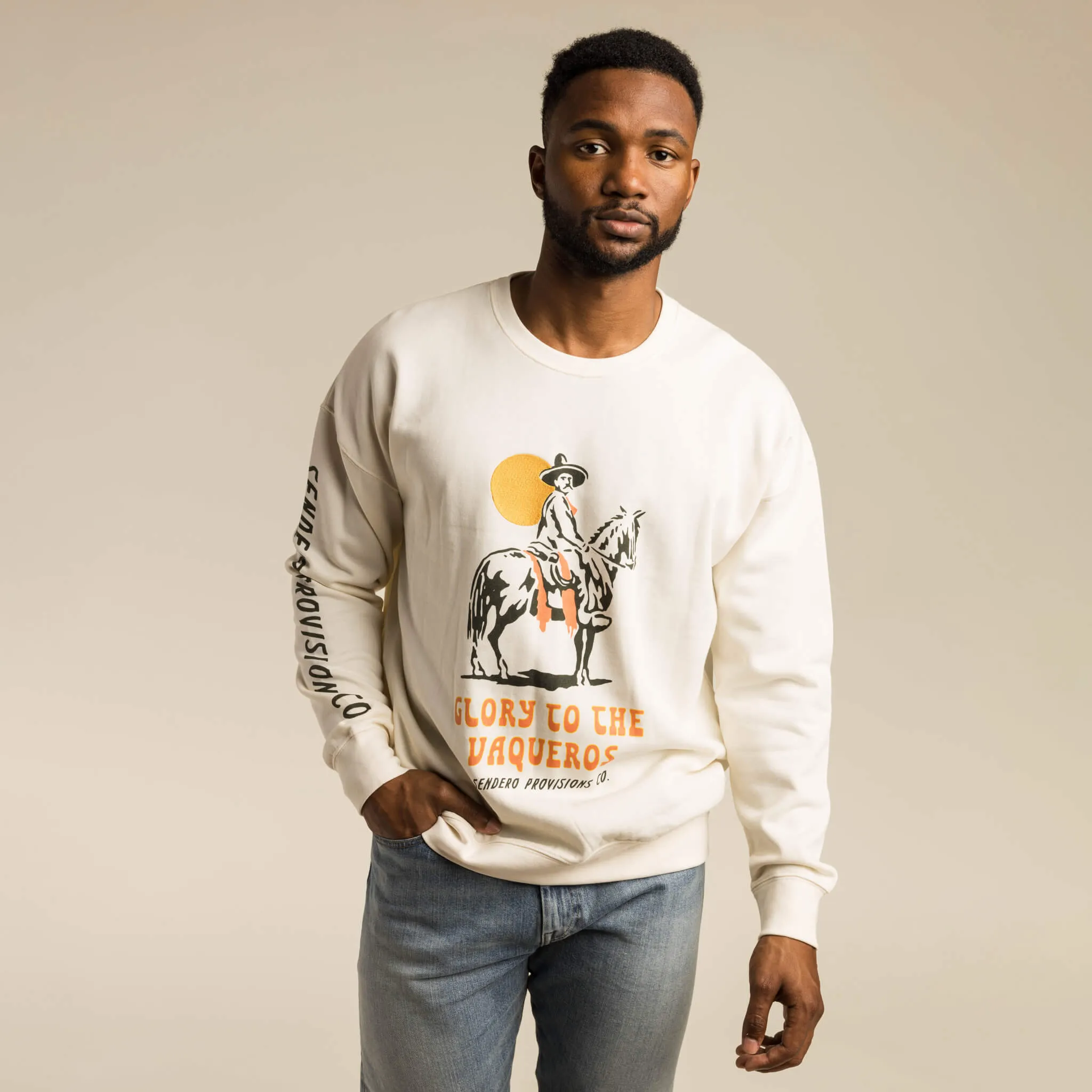 Vaqueros Sweatshirt sold by Sendero Provisions CO product image thumbnail 4