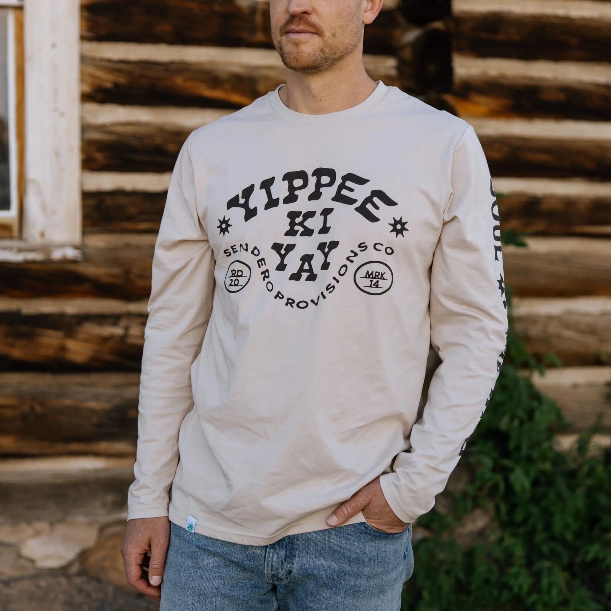 Yippee Ki Yay Long Sleeve T-Shirt sold by Sendero Provisions CO product image thumbnail 2