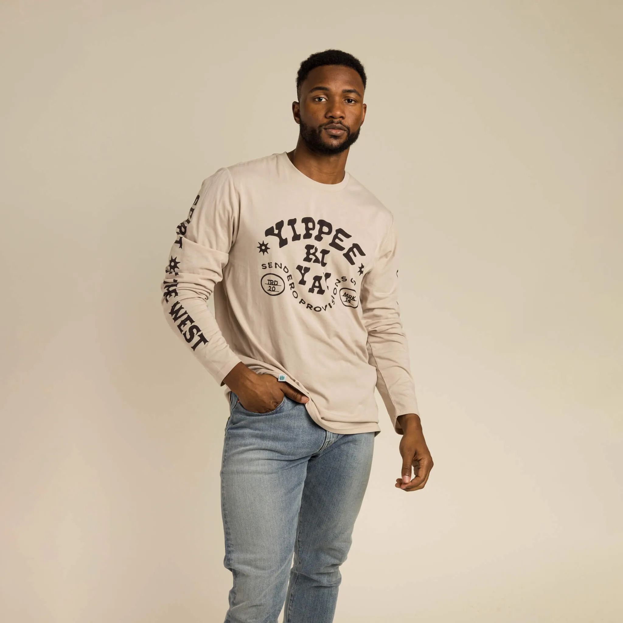 Yippee Ki Yay Long Sleeve T-Shirt sold by Sendero Provisions CO product image thumbnail 5