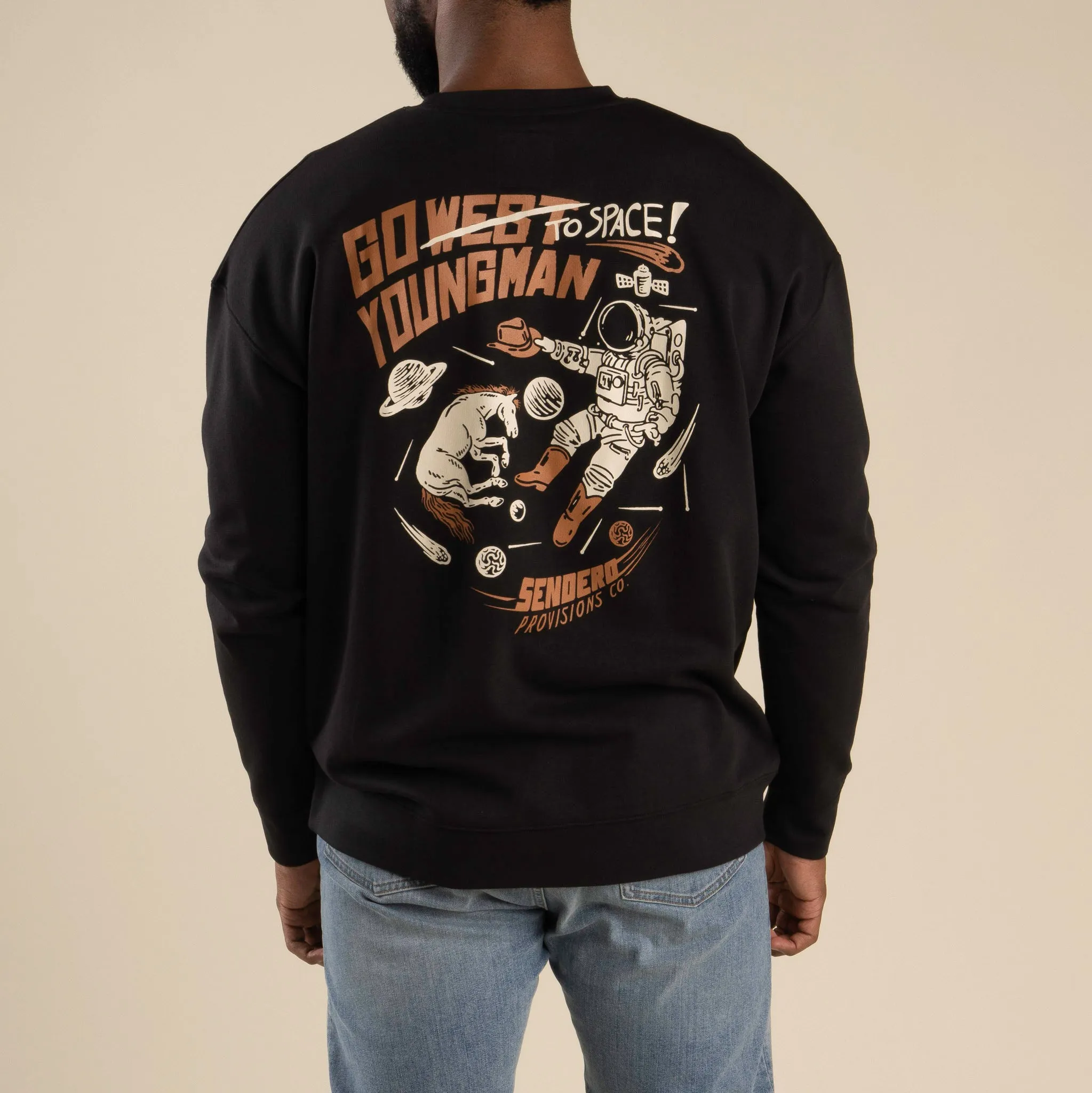 To Space Sweatshirt sold by Sendero Provisions CO product image thumbnail 2