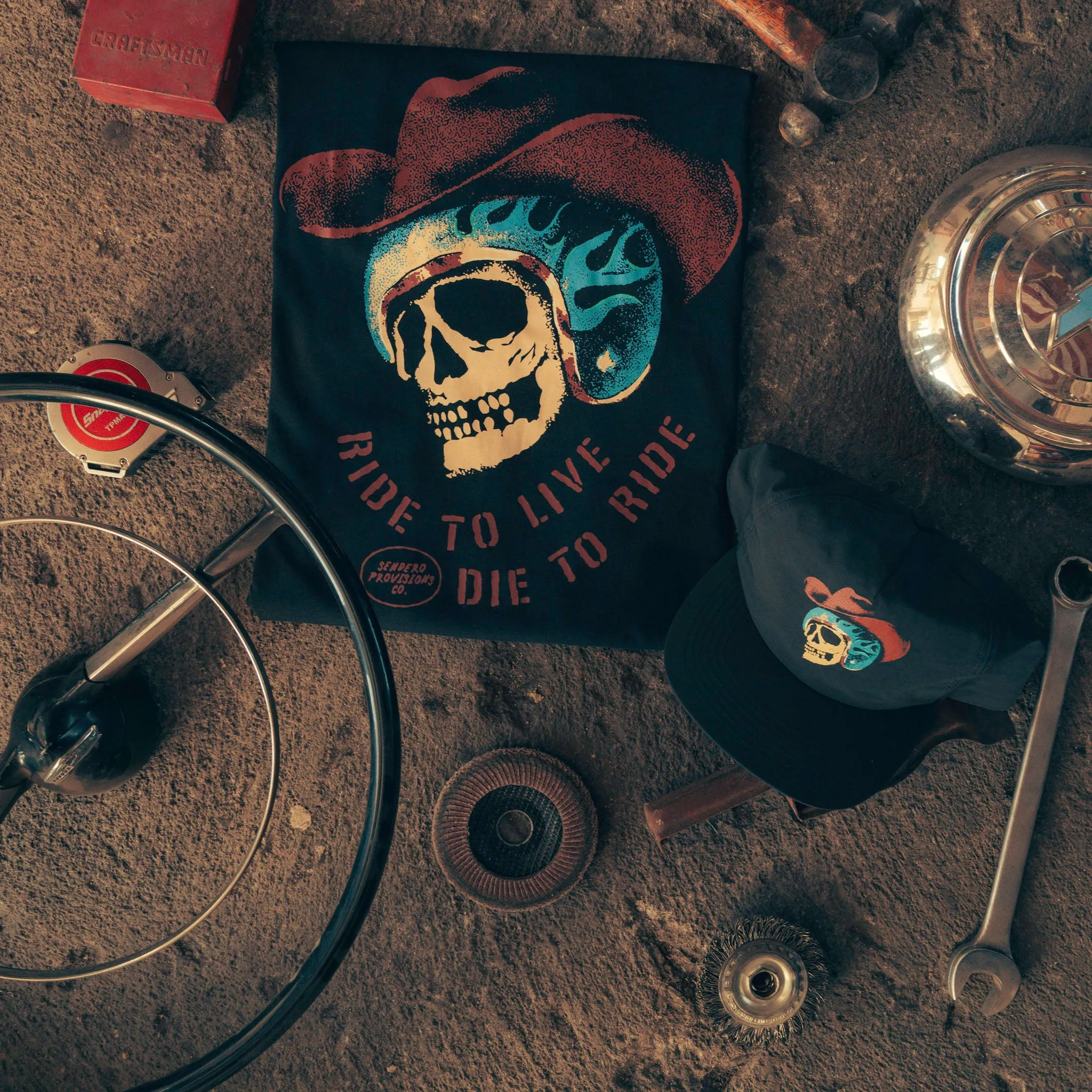 Die to Ride Long Sleeve T-Shirt sold by Sendero Provisions CO product image thumbnail 2