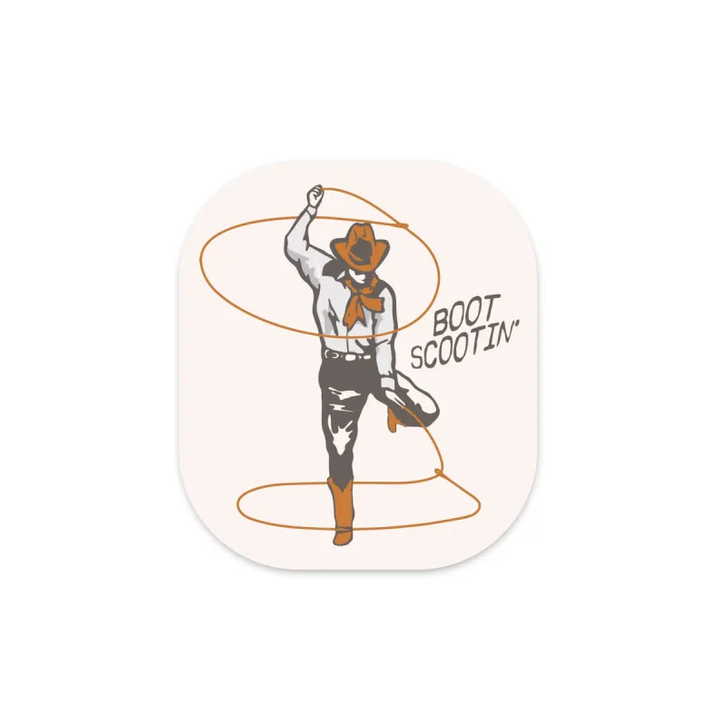 Boot Scootin' Sticker sold by Sendero Provisions CO