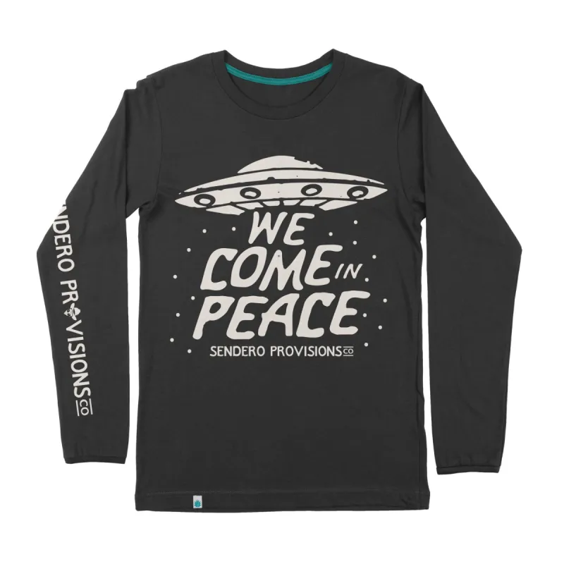 We Come In Peace Long Sleeve T-Shirt sold by Sendero Provisions CO