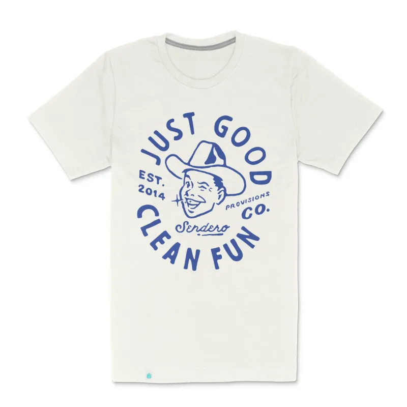 Good Clean Fun Tee sold by Sendero Provisions CO