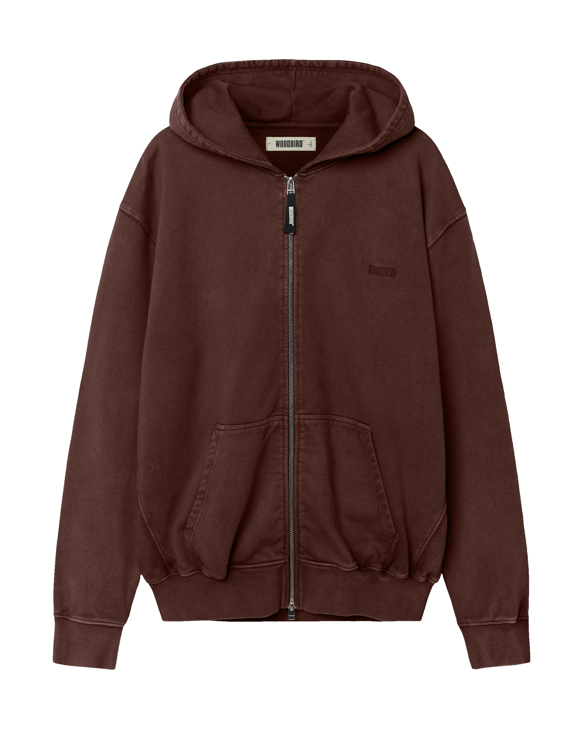 WBPacs Warp Acid Zip Hoodie sold by Woodbird product image thumbnail 2