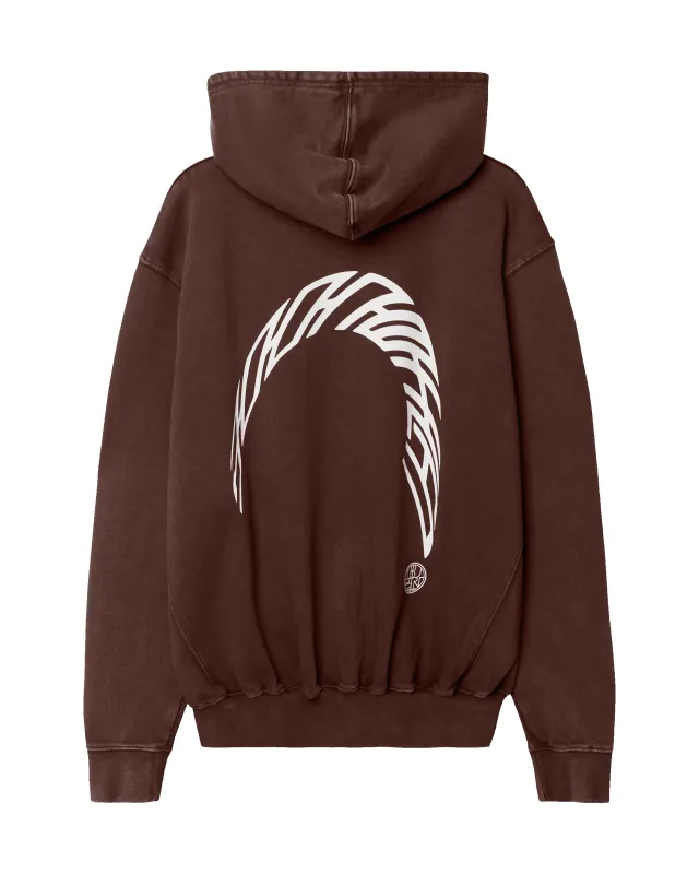 WBPacs Warp Acid Zip Hoodie made by Woodbird