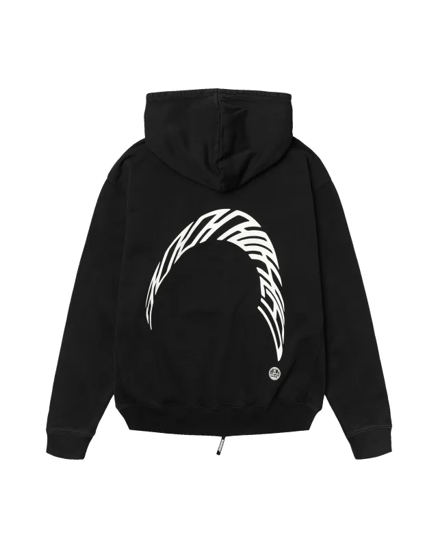 WBPacs Warp Acid Zip Hoodie made by Woodbird