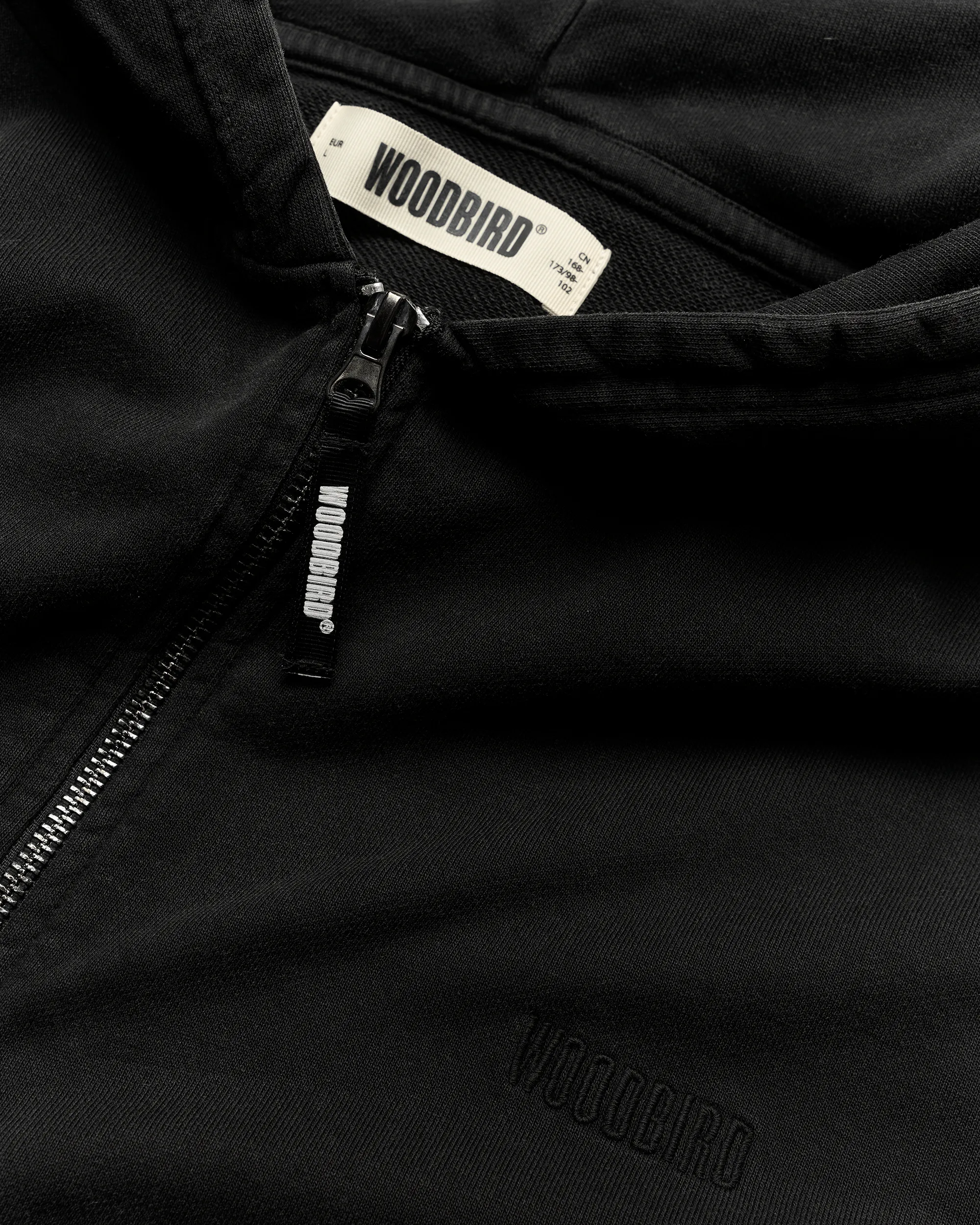 WBPacs Warp Acid Zip Hoodie sold by Woodbird product image thumbnail 3