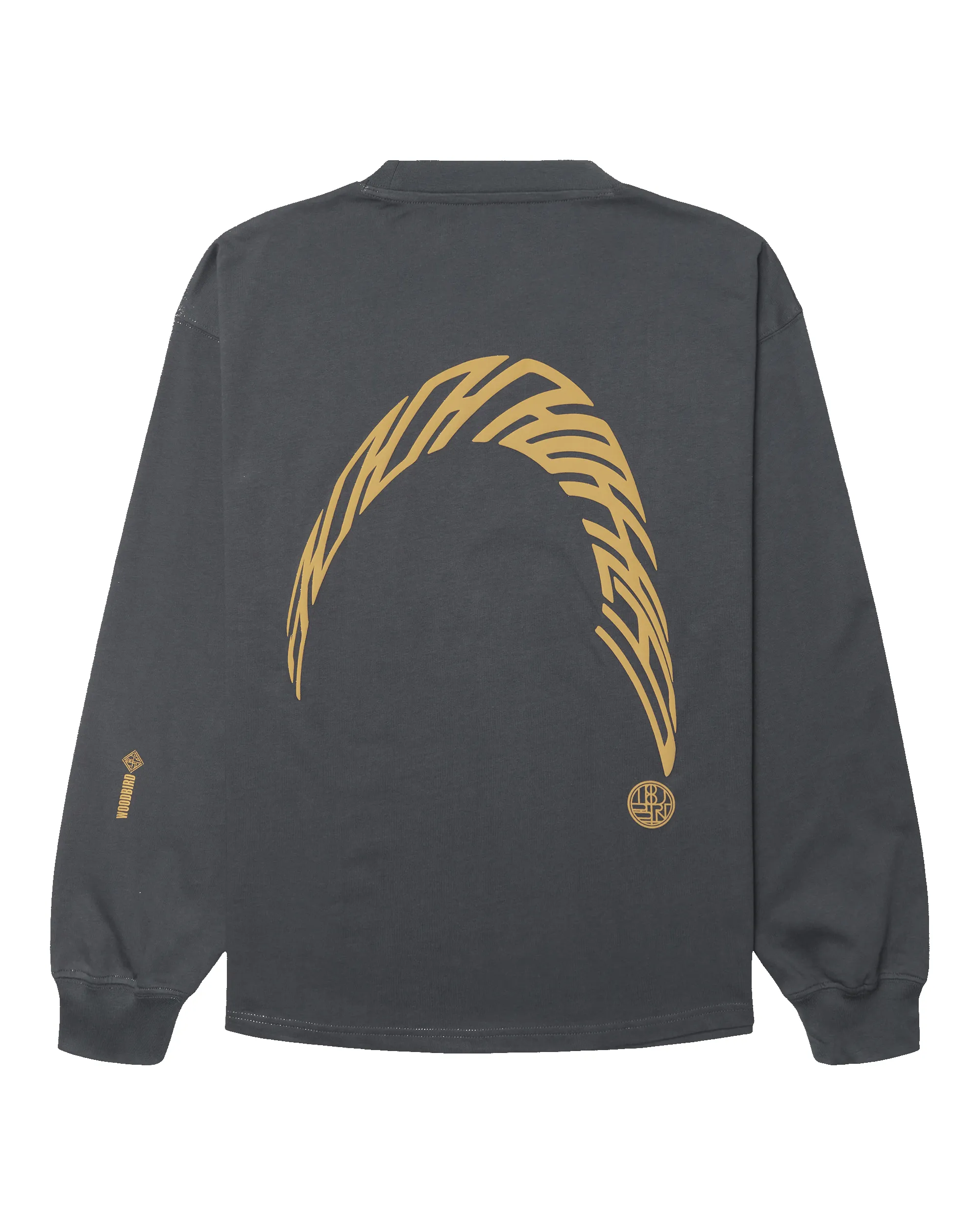 WBBeam LS Warp Tee sold by Woodbird
