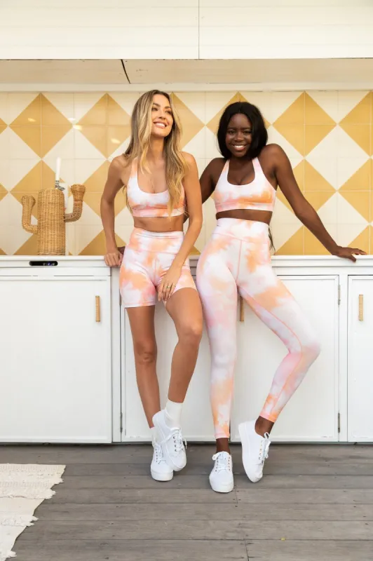 Sherbet Tie Dye Kavala Legging sold by Kavala Collective