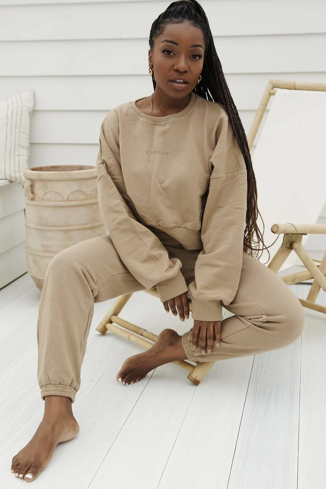 Toffee Surry Sweatpants sold by Kavala Collective product image thumbnail 3