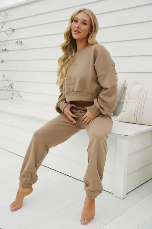 Toffee Surry Sweatpants sold by Kavala Collective
