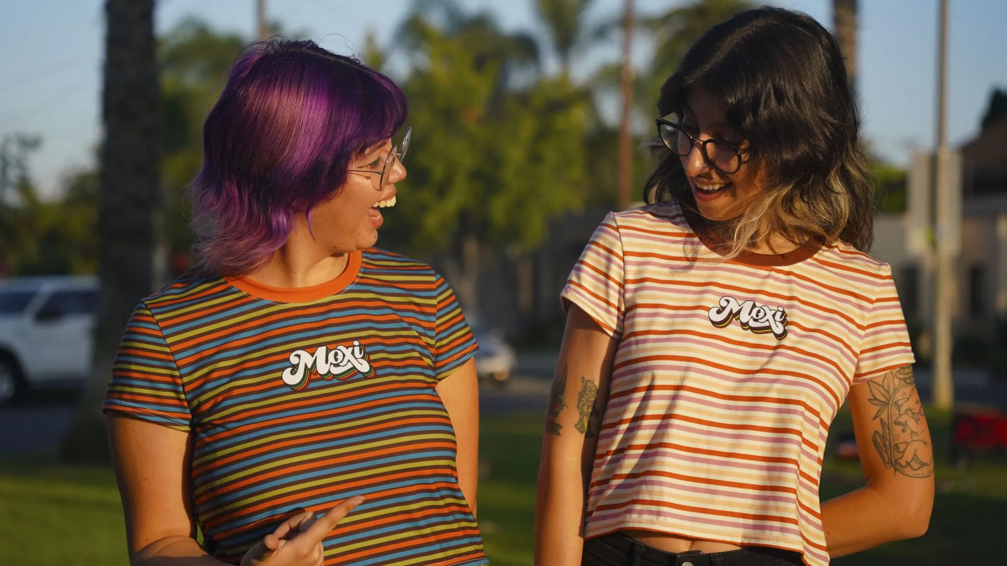 Moxi Spectrum Crop Top (Green) sold by Moxi Skates product image thumbnail 4