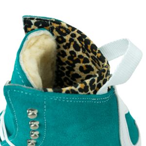Jack 1 - Jade (Boot-Only, Leopard Lining) sold by Moxi Skates