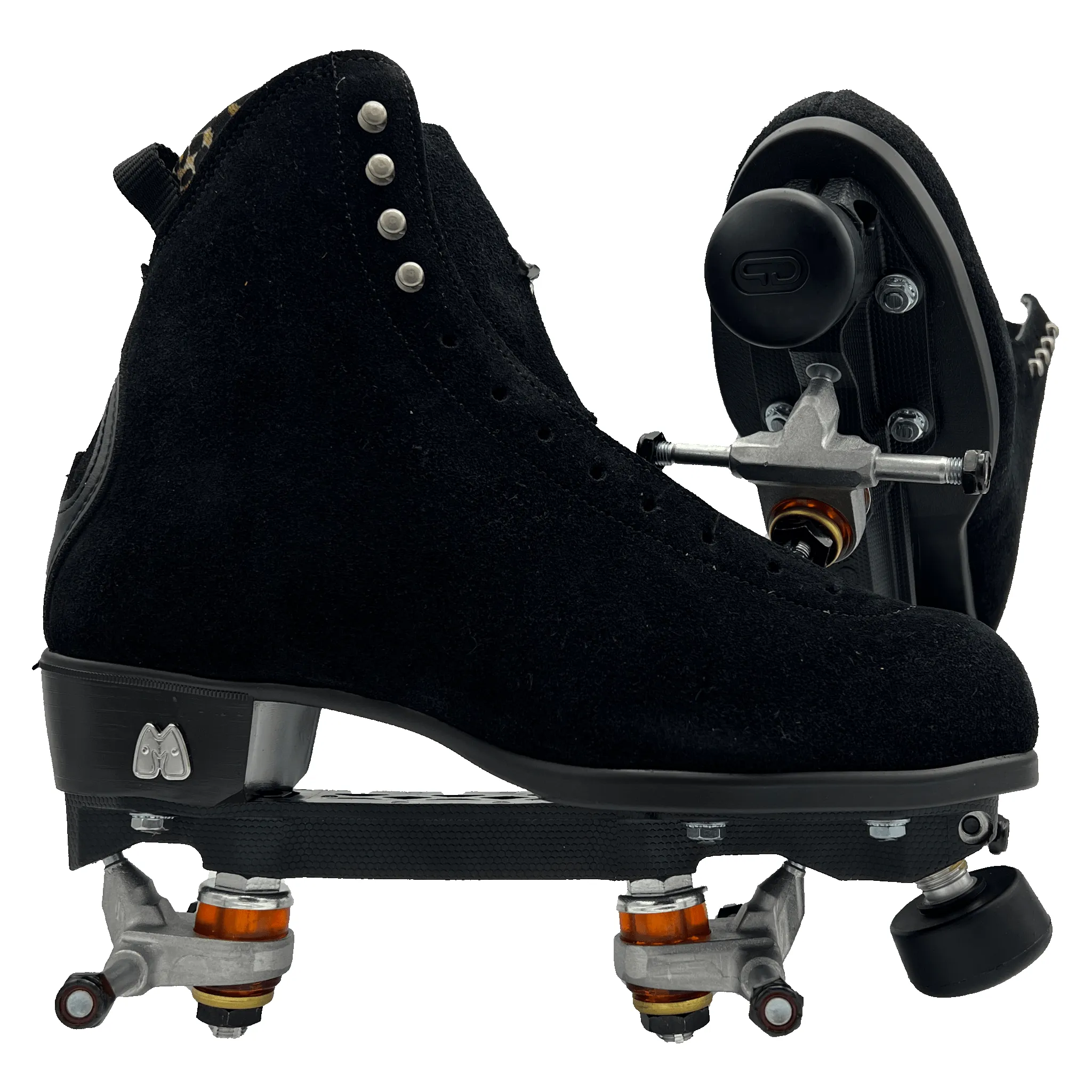 Jack 2 - Black (Size 8) + Powerdyne Fuse Plate sold by Moxi Skates
