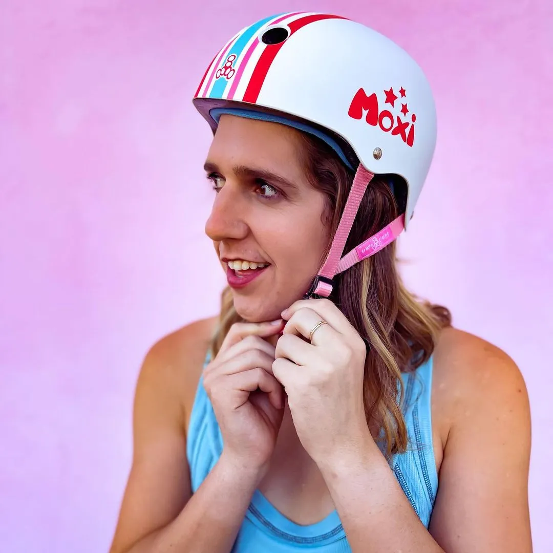 Moxi Helmet - Stripey sold by Moxi Skates product image thumbnail 2