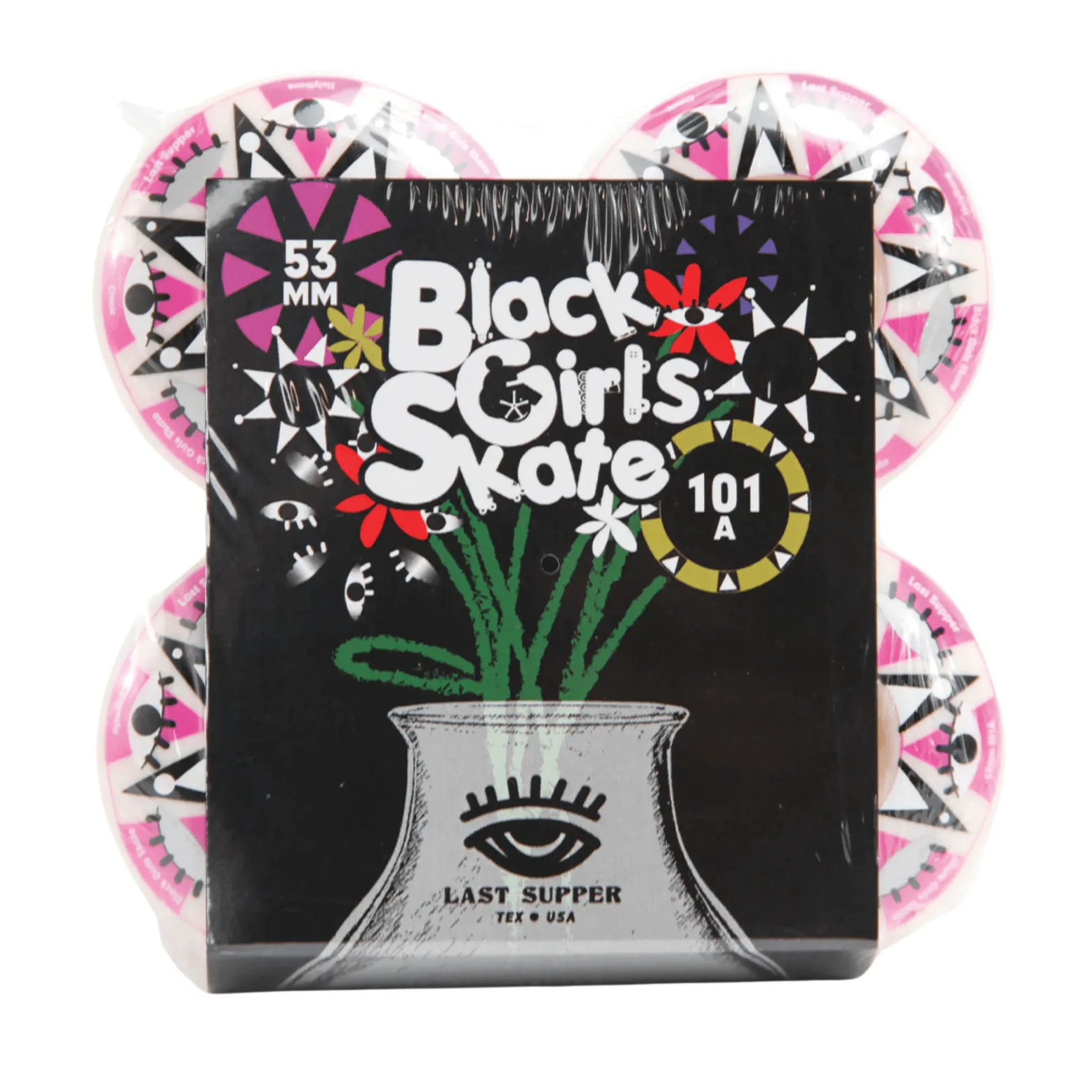 Black Girls Skate X Last Supper Holythane Classics (53mm/101a) sold by Moxi Skates product image thumbnail 3