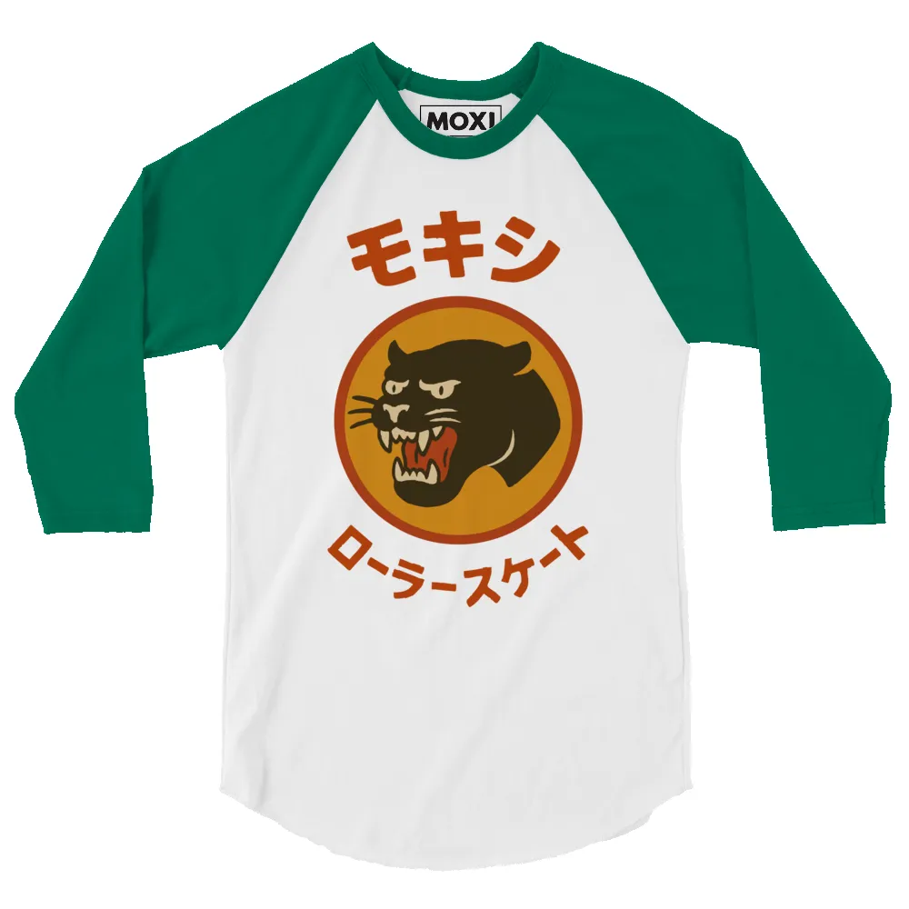 Panther 3/4 sleeve raglan shirt sold by Moxi Skates product image thumbnail 4