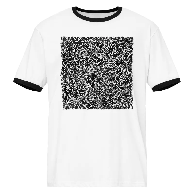 Bent Weird Ringer Tee made by Moxi Skates