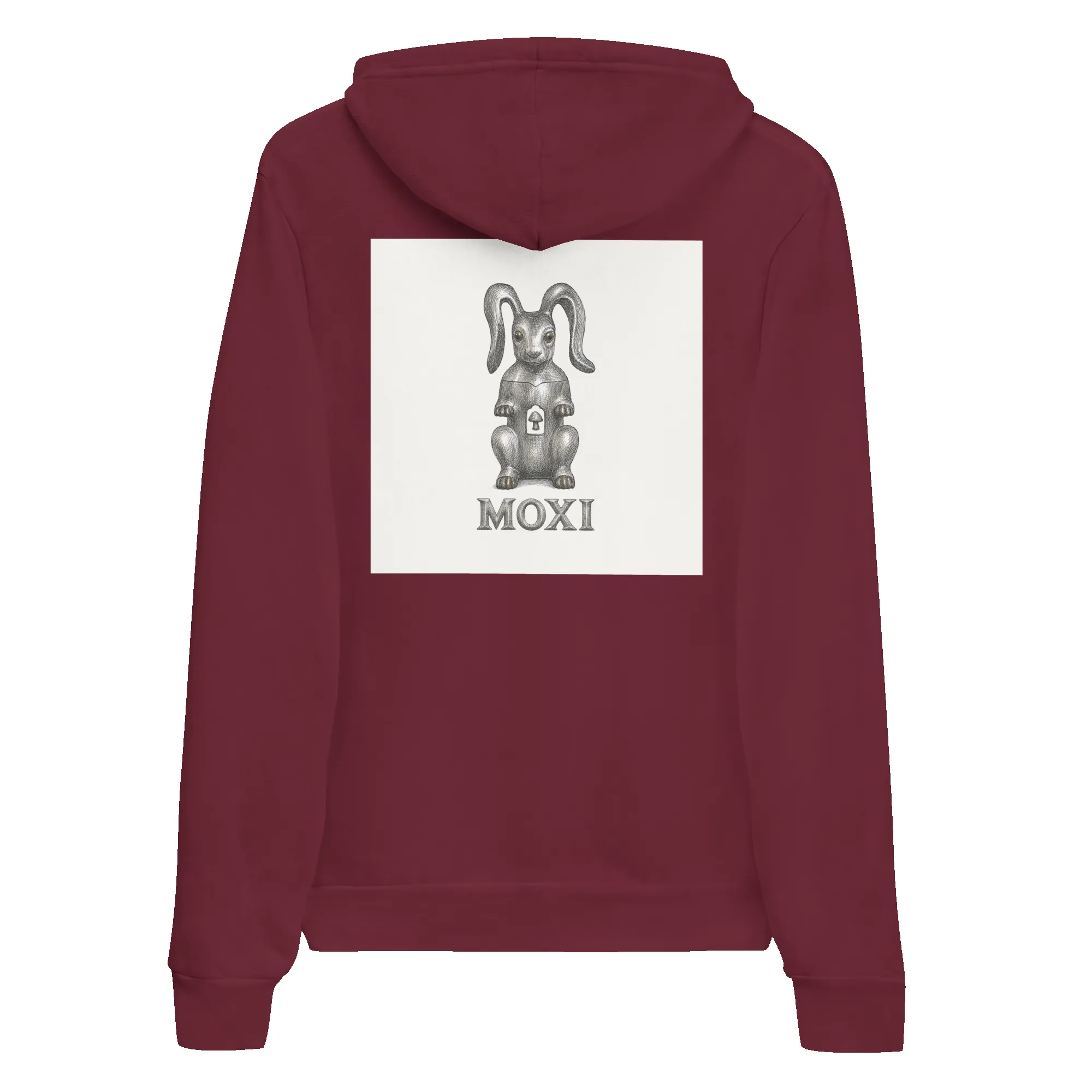 Moxi Mushroom Rabbit Unisex hoodie sold by Moxi Skates product image thumbnail 4