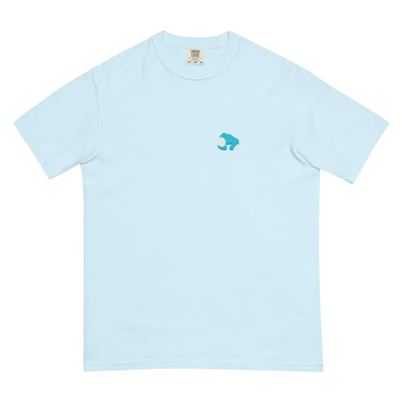 M Blue Dot Logo T-Shirt made by Moxi Skates
