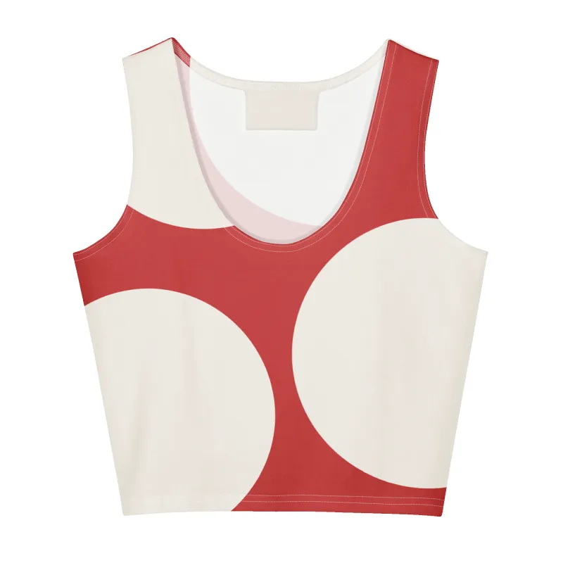 Moxi Mushroom Cotton crop top made by Moxi Skates