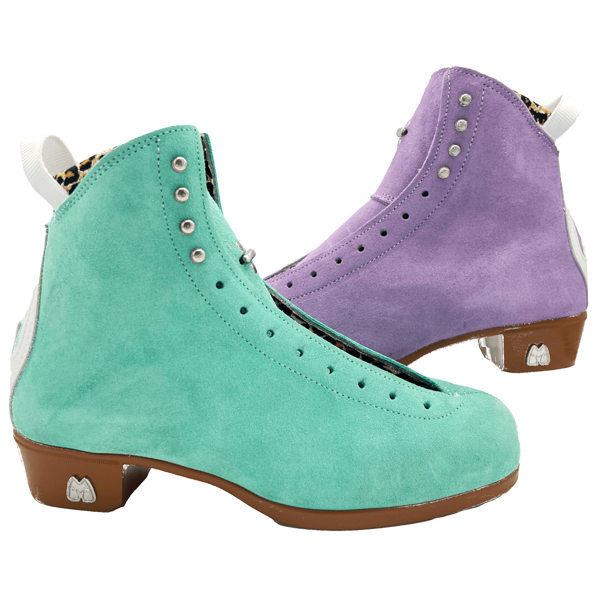 Jack 1 Custom Mismatch - Lilac and Floss (Size 8) sold by Moxi Skates