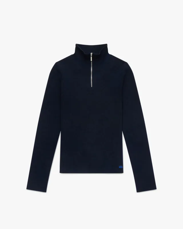 Compact Knit Quarter Zip made by SPENCE