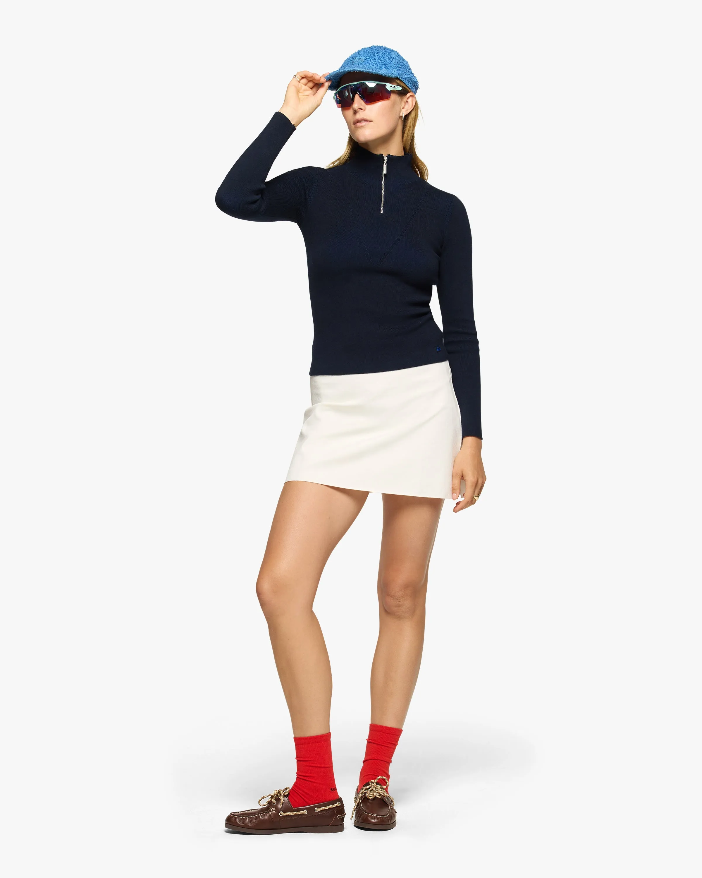 Compact Knit Quarter Zip sold by SPENCE product image thumbnail 2