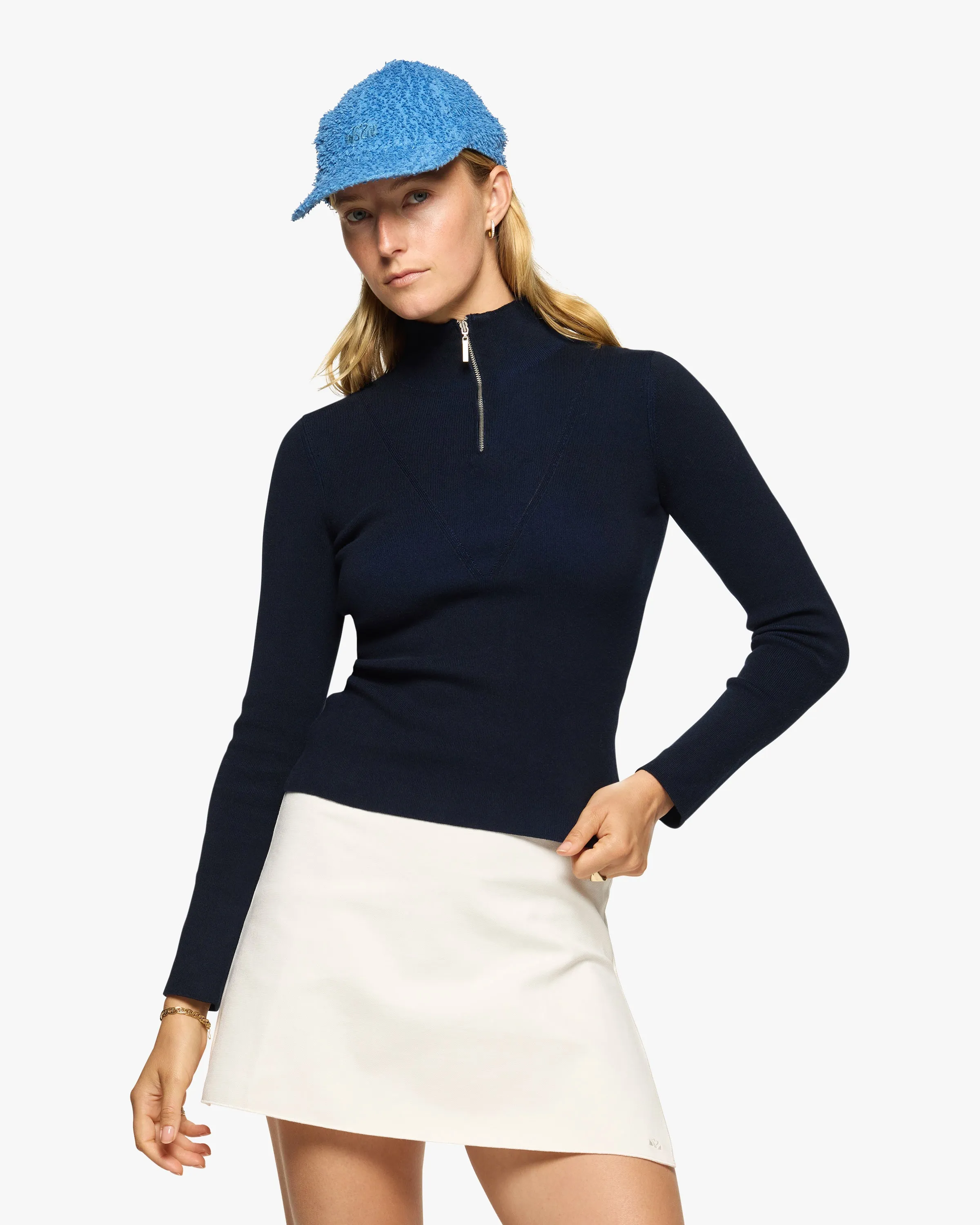 Compact Knit Quarter Zip sold by SPENCE product image thumbnail 4