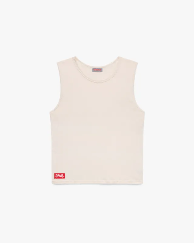 Subtle Flex Ribbed Tank made by SPENCE