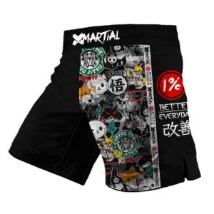 Graffiti 2.0 Hybrid BJJ/MMA Shorts sold by XMartial