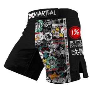 Graffiti 2.0 Hybrid BJJ/MMA Shorts sold by XMartial