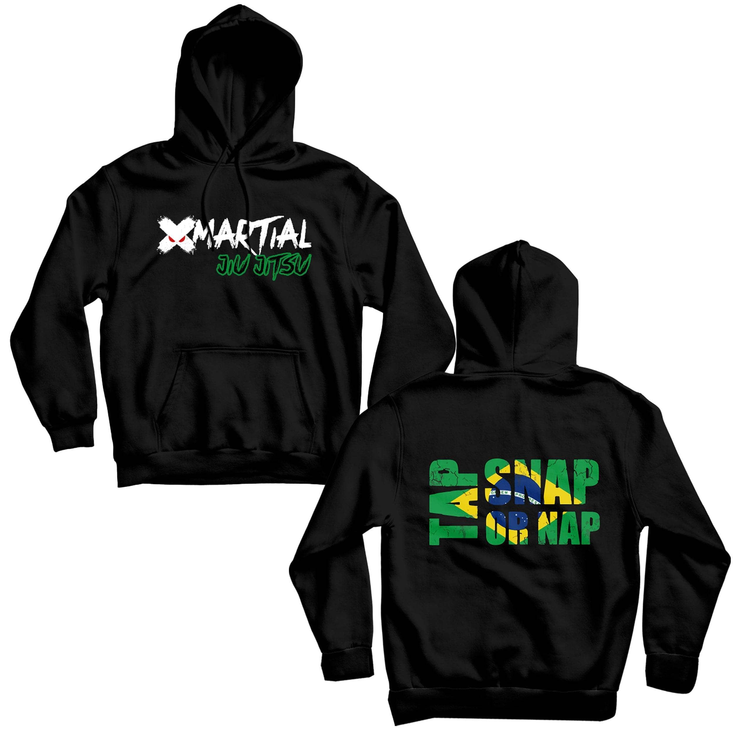 Tap Snap Nap Jiu Jitsu Hoodie sold by XMartial product image thumbnail 4