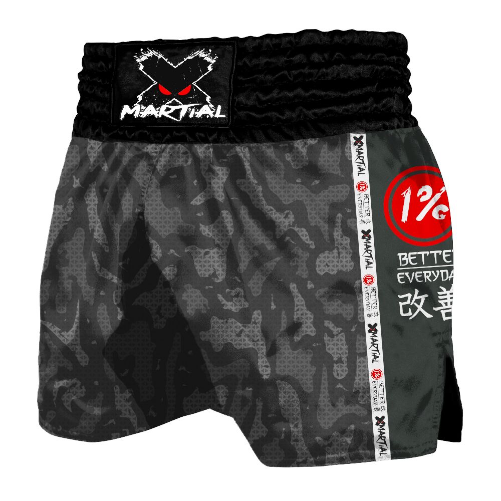 Dark Camo Muay Thai Shorts sold by XMartial product image thumbnail 2