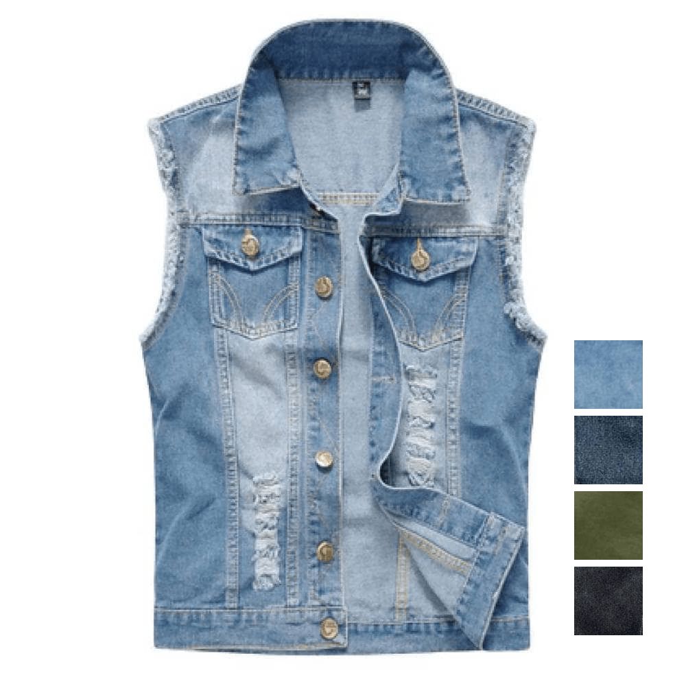 Classic Denim Vest sold by XMartial