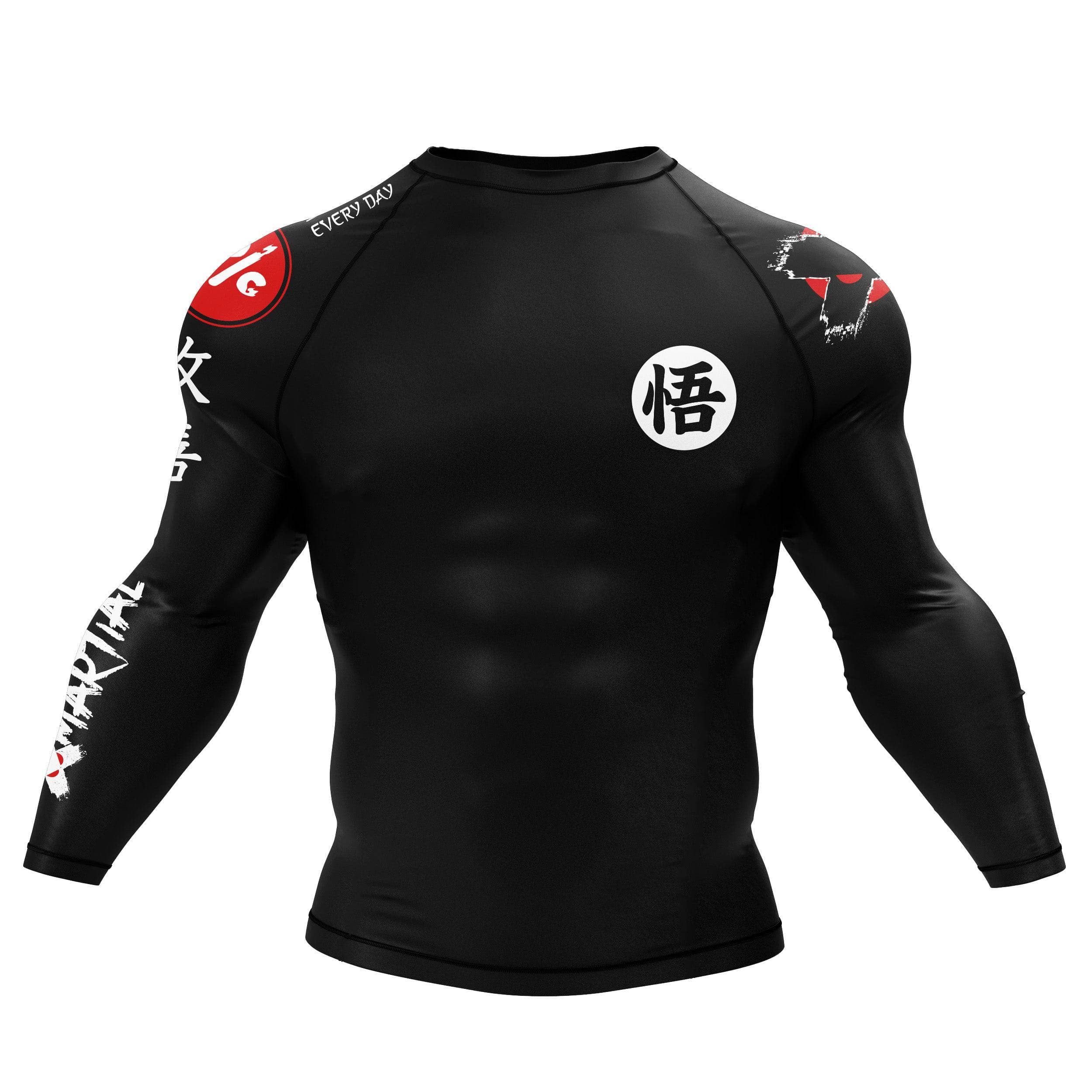 Kanji Black Rash Guard sold by XMartial product image thumbnail 4