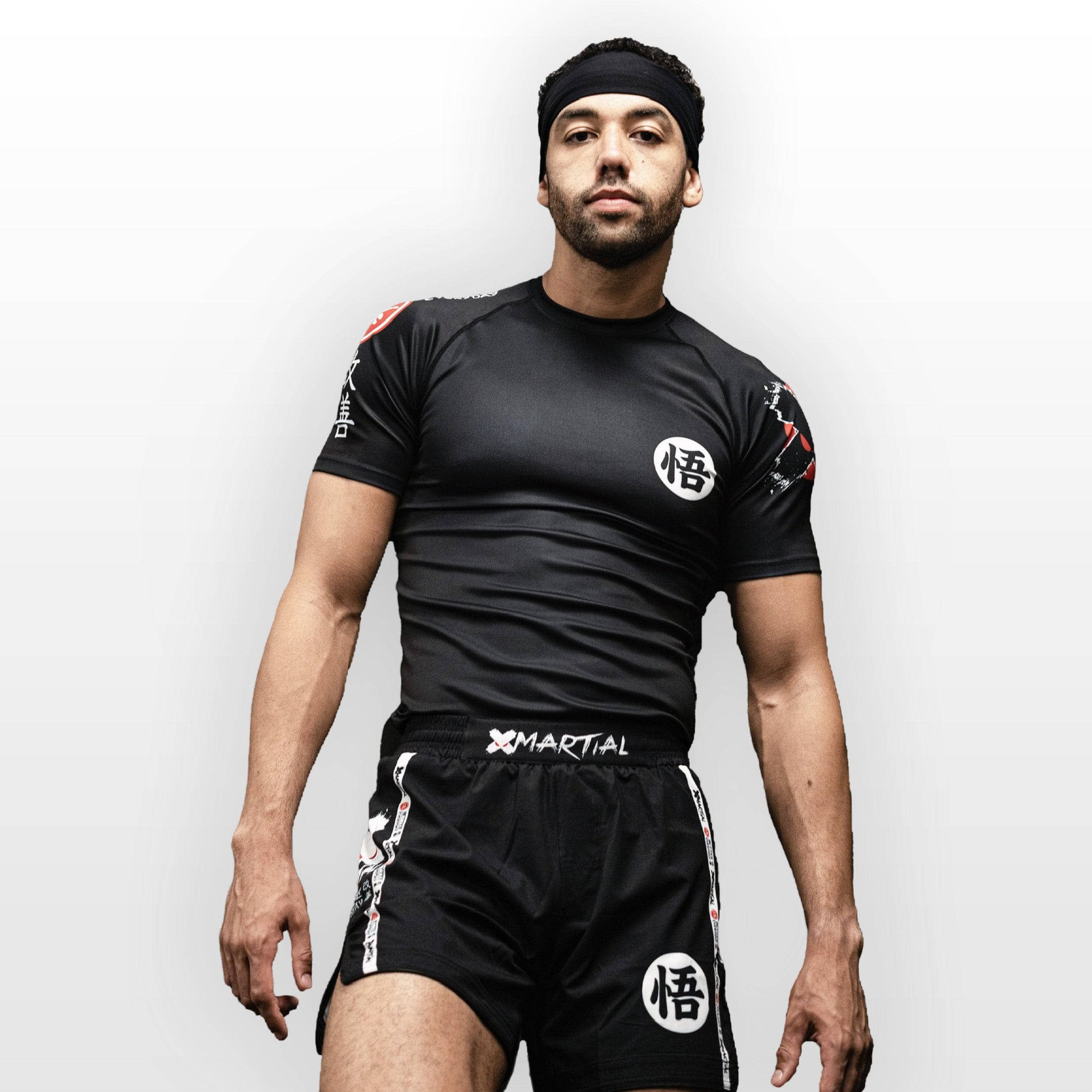 Kanji Black Rash Guard sold by XMartial product image thumbnail 3