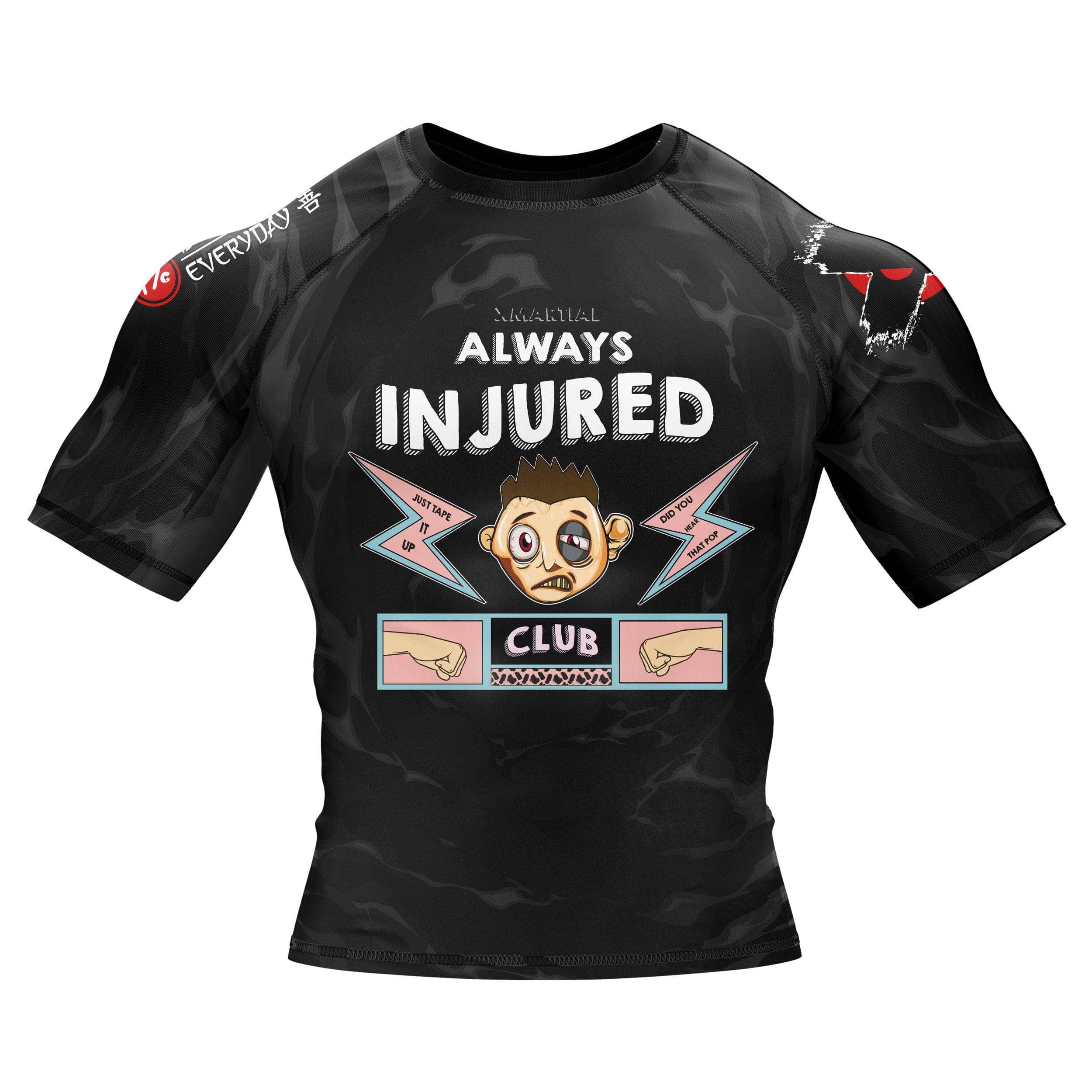 Always Injured BJJ Rash Guard sold by XMartial