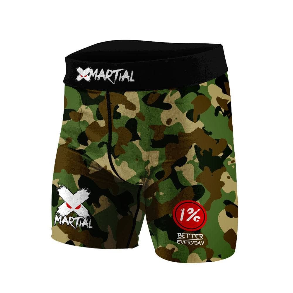 Camo BJJ/MMA Compression Shorts sold by XMartial product image thumbnail 2