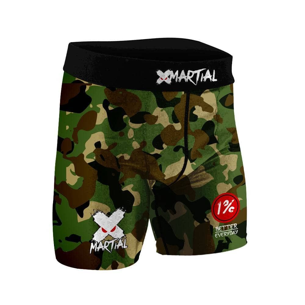 Camo BJJ/MMA Compression Shorts sold by XMartial product image thumbnail 4