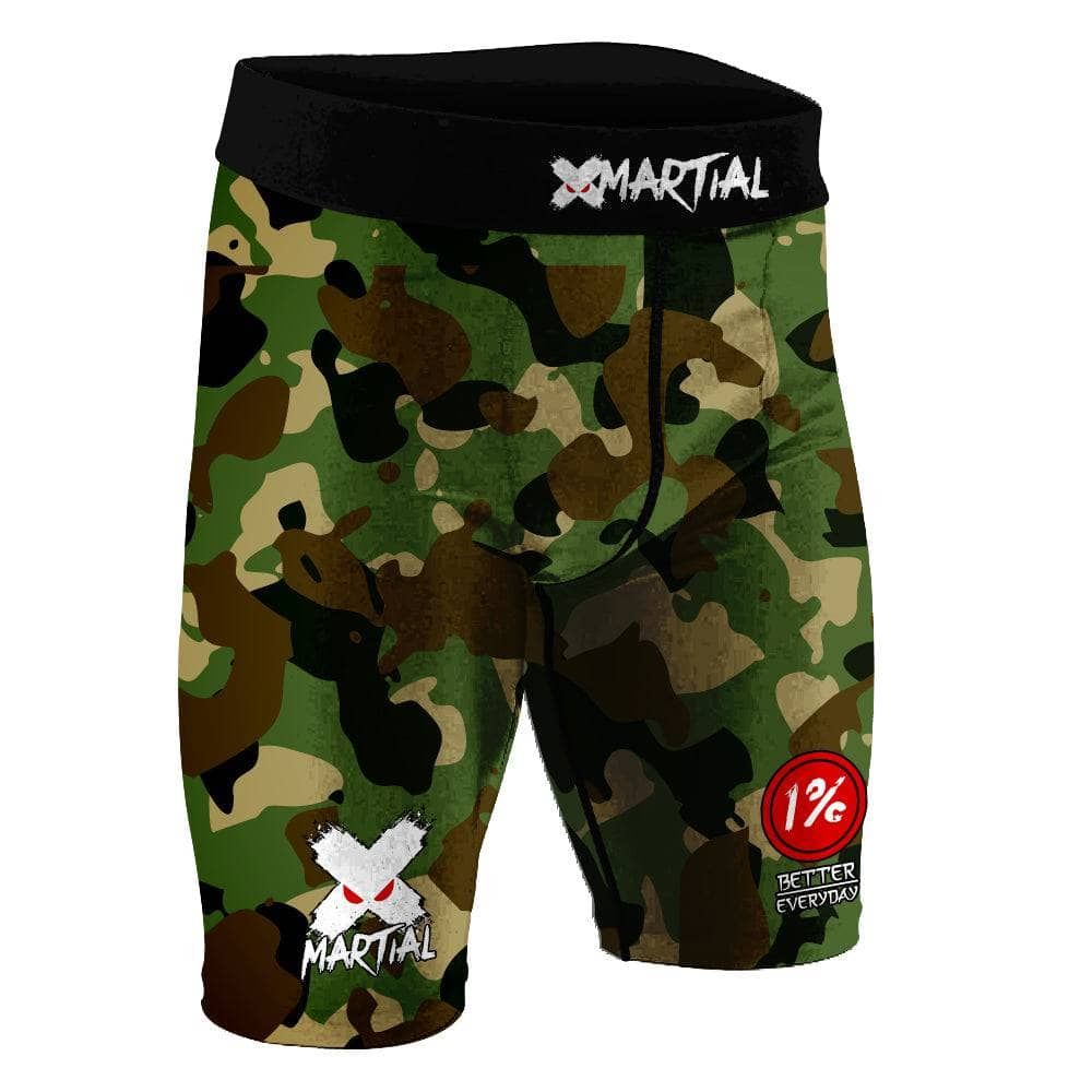 Camo BJJ/MMA Compression Shorts sold by XMartial product image thumbnail 3