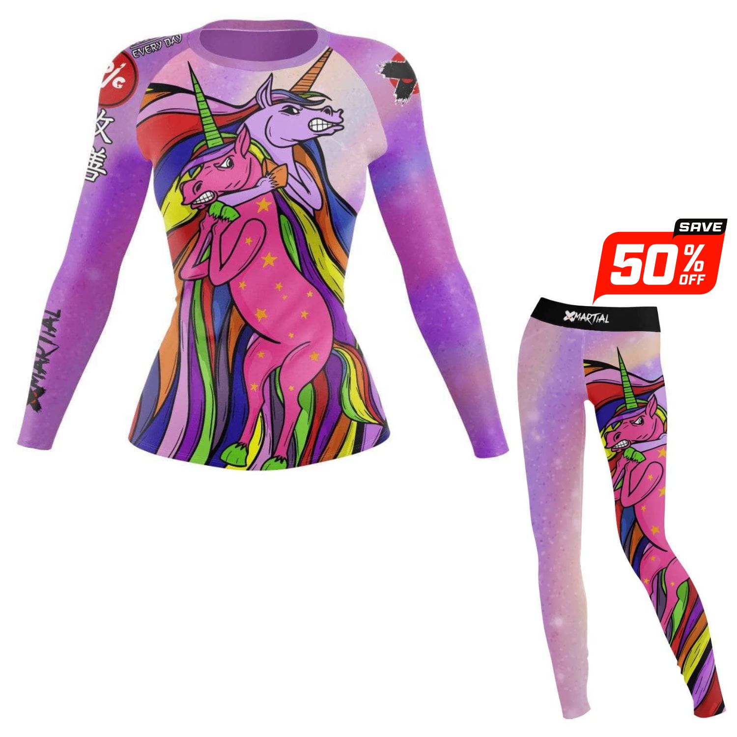 Unichoke Women's BJJ Rash Guard sold by XMartial