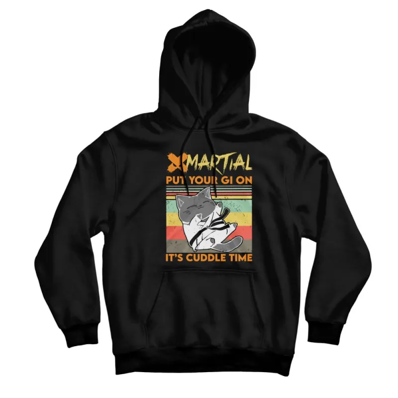 Cuddle Time Jiu Jitsu Hoodie made by XMartial