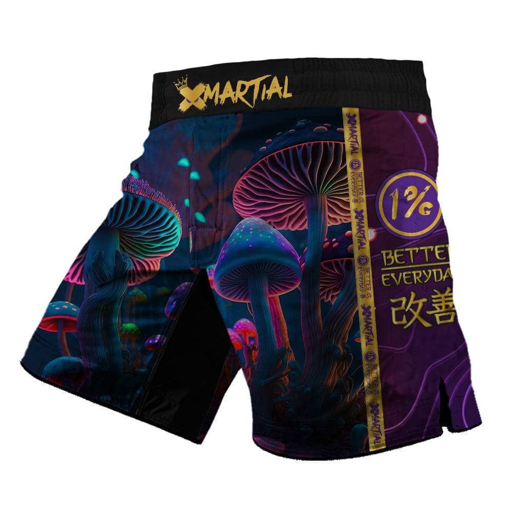 Indigo Mushroom 2.0 Hybrid Shorts sold by XMartial