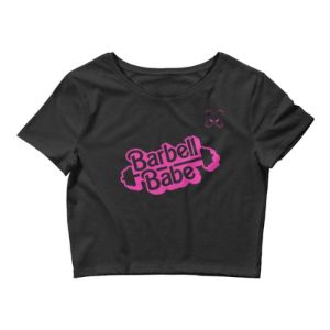 Barbell Babe Crop Top sold by XMartial