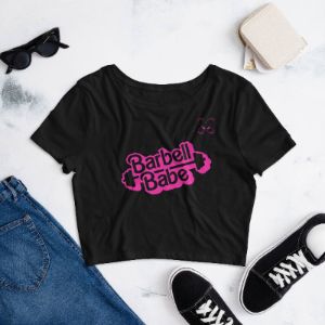 Barbell Babe Crop Top sold by XMartial
