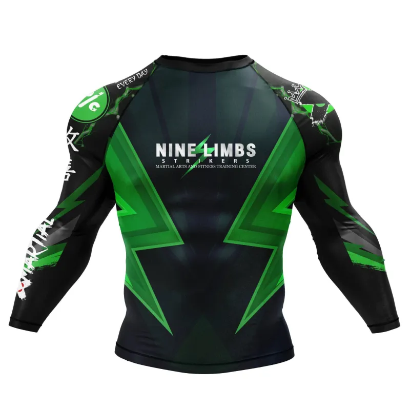 Nine Limbs BJJ Rash Guard sold by XMartial