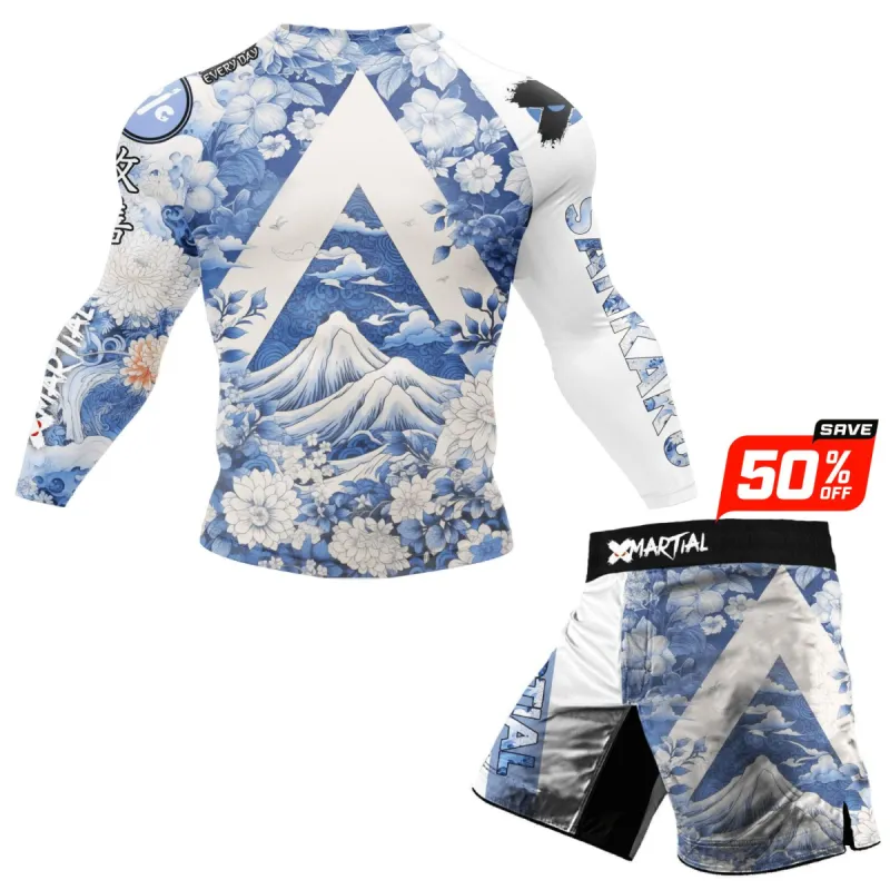 Sankaku BJJ Rash Guard sold by XMartial